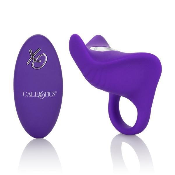 Silicone Remote Rechargeable Orgasm Ring Purple Silicone Remote Rechargeable Orgasm Ring Purple