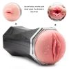 3 in 1 Male Masturbators Adult Sex Toys with Realistic Textured Mouth Vagina and Tight Anus, Men's Pocket Pussy Blowjob Stroker Anal Play Sex Toys for